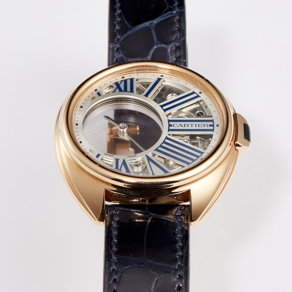 Clé de Cartier 41 Mysterious Hours Rose Gold Skeleton Dial