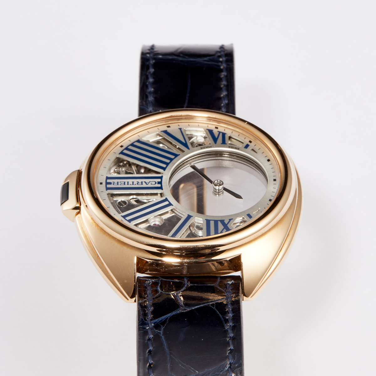 Clé de Cartier 41 Mysterious Hours Rose Gold Skeleton Dial