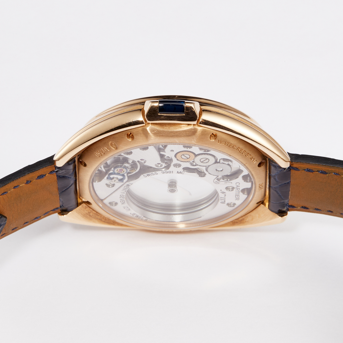 Clé de Cartier 41 Mysterious Hours Rose Gold Skeleton Dial