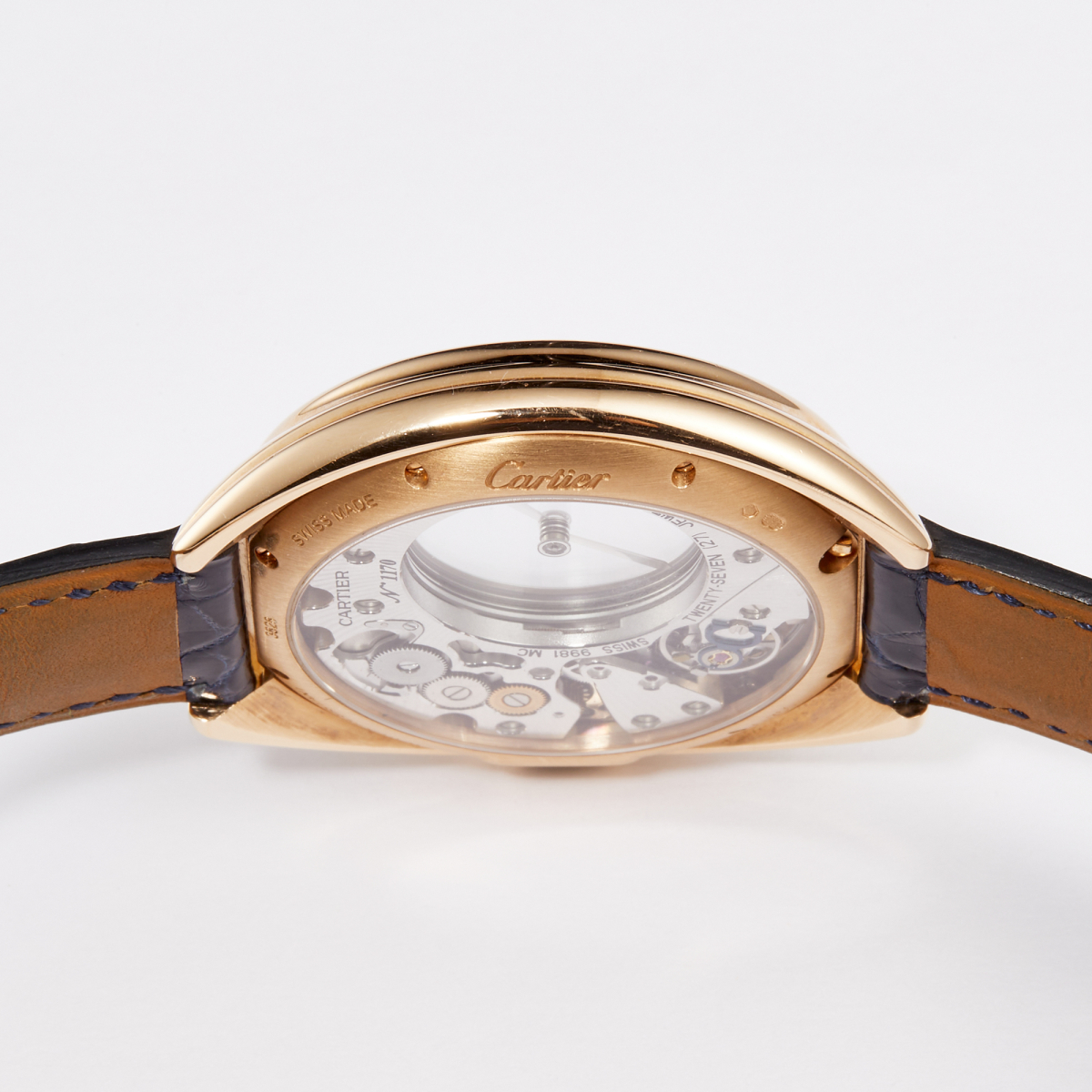 Clé de Cartier 41 Mysterious Hours Rose Gold Skeleton Dial