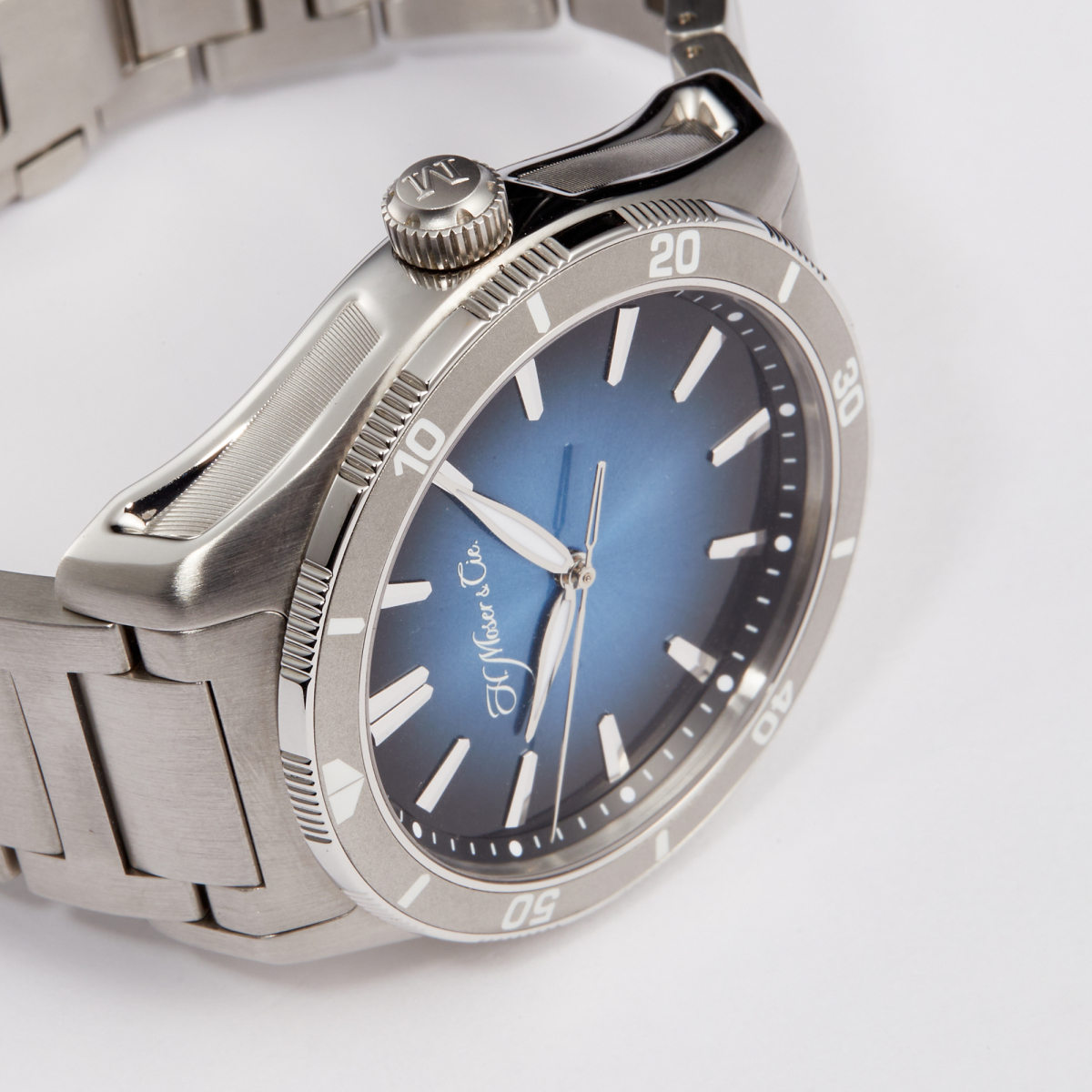 Pioneer Centre Seconds Stainless Steel Blue Dial
