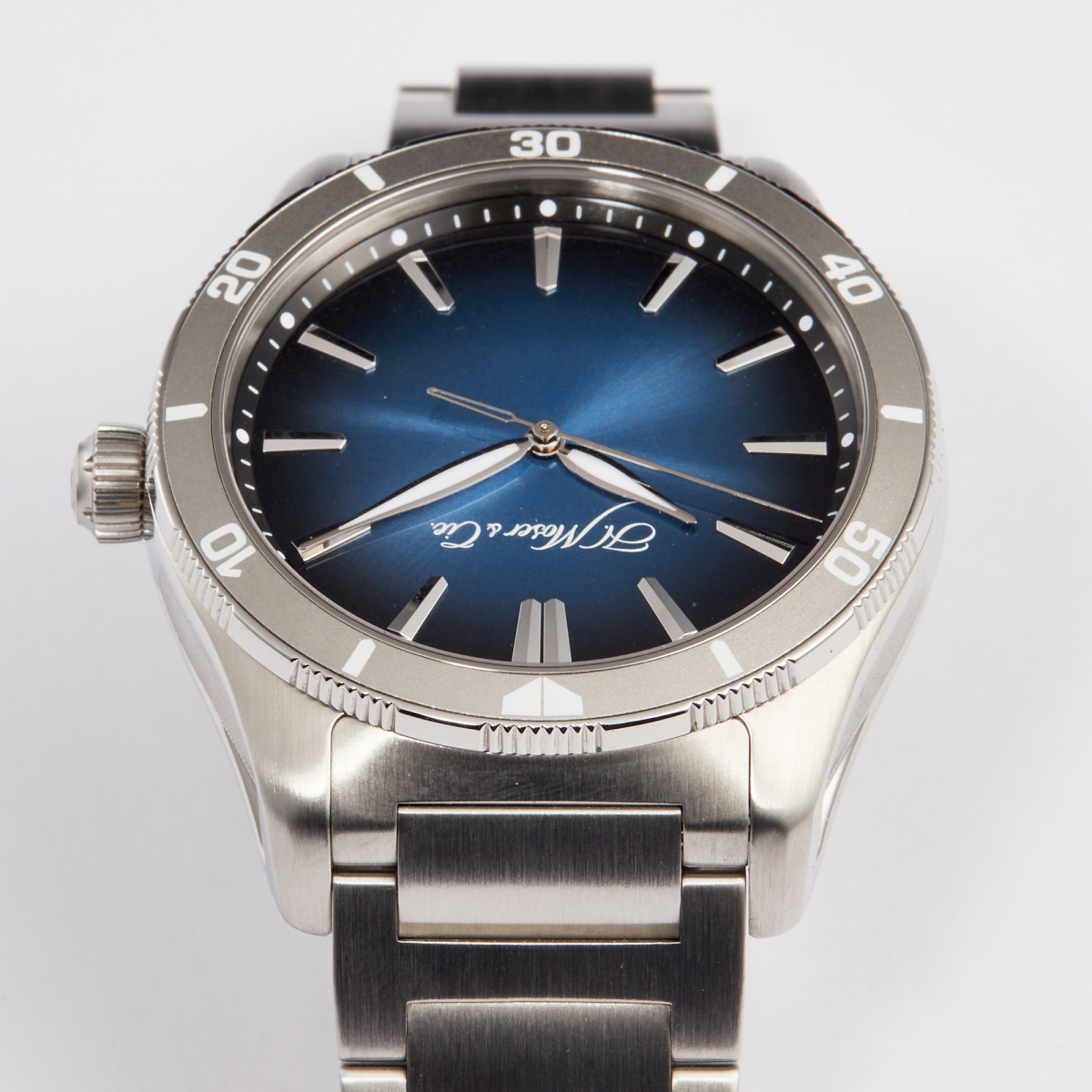 Pioneer Centre Seconds Stainless Steel Blue Dial