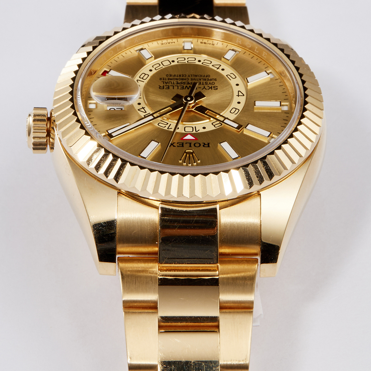 Sky-Dweller 42 Yellow Gold Champagne Dial