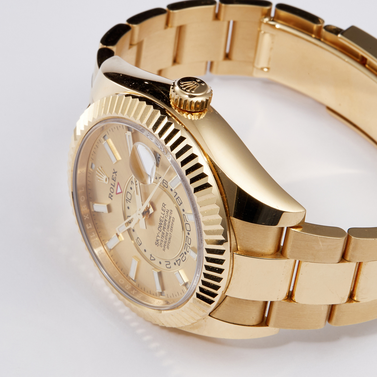 Sky-Dweller 42 Yellow Gold Champagne Dial