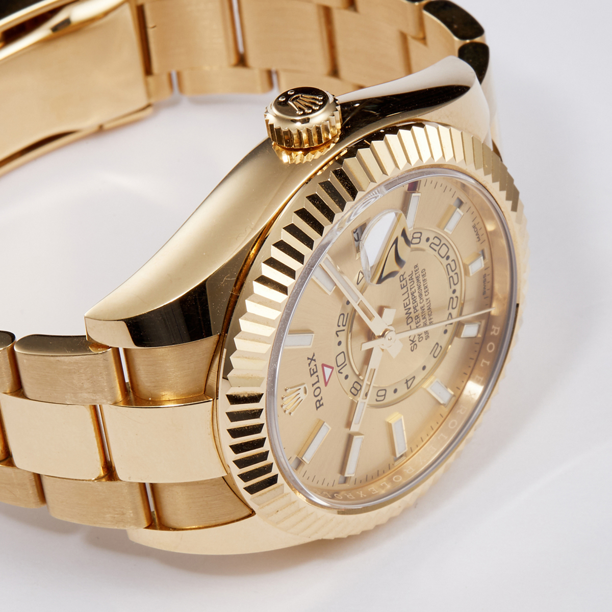 Sky-Dweller 42 Yellow Gold Champagne Dial