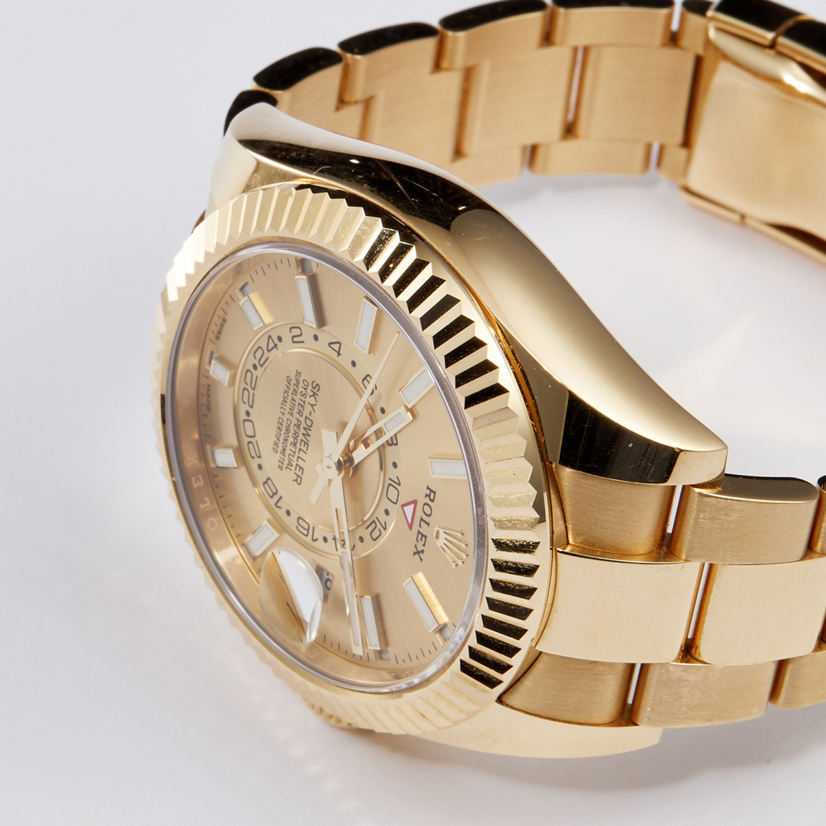 Sky-Dweller 42 Yellow Gold Champagne Dial