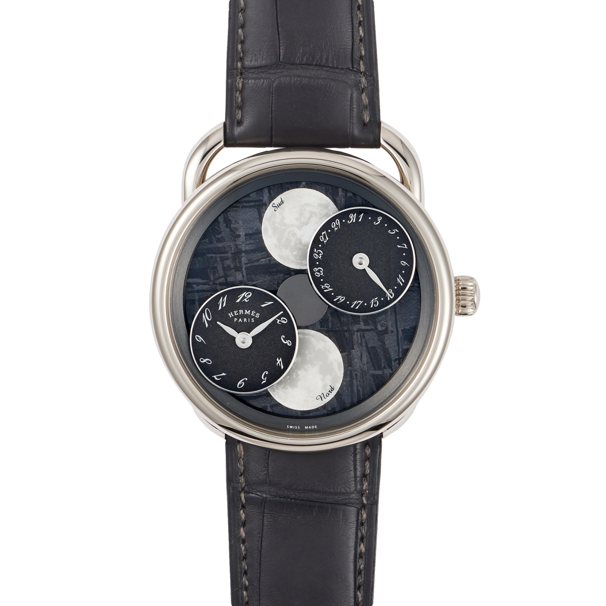 Arceau L'Heure De La Lune White Gold Meteorite Dial