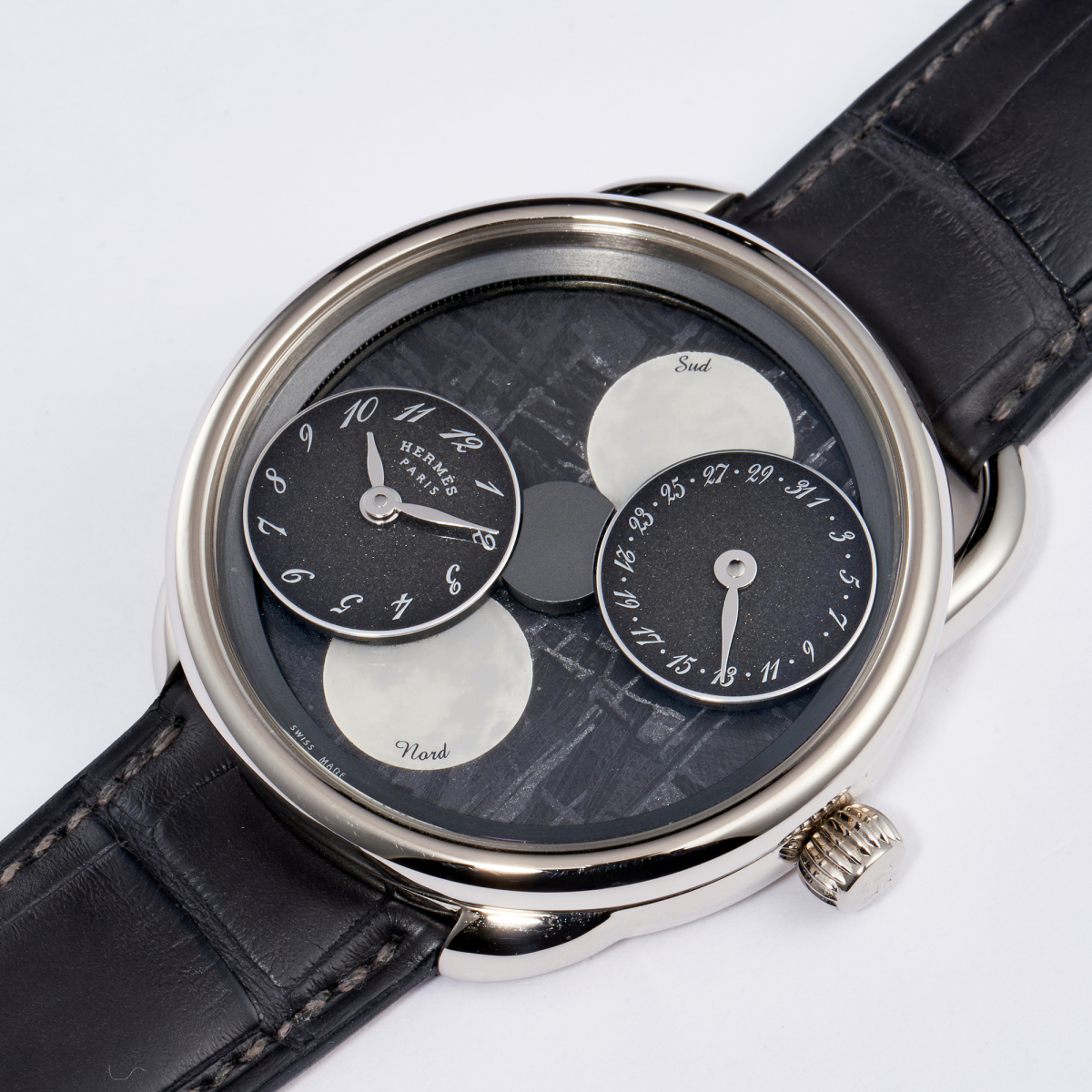 Arceau L'Heure De La Lune White Gold Meteorite Dial