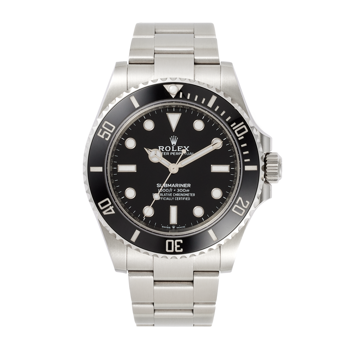 Submariner No-Date Stainless Steel Black Dial