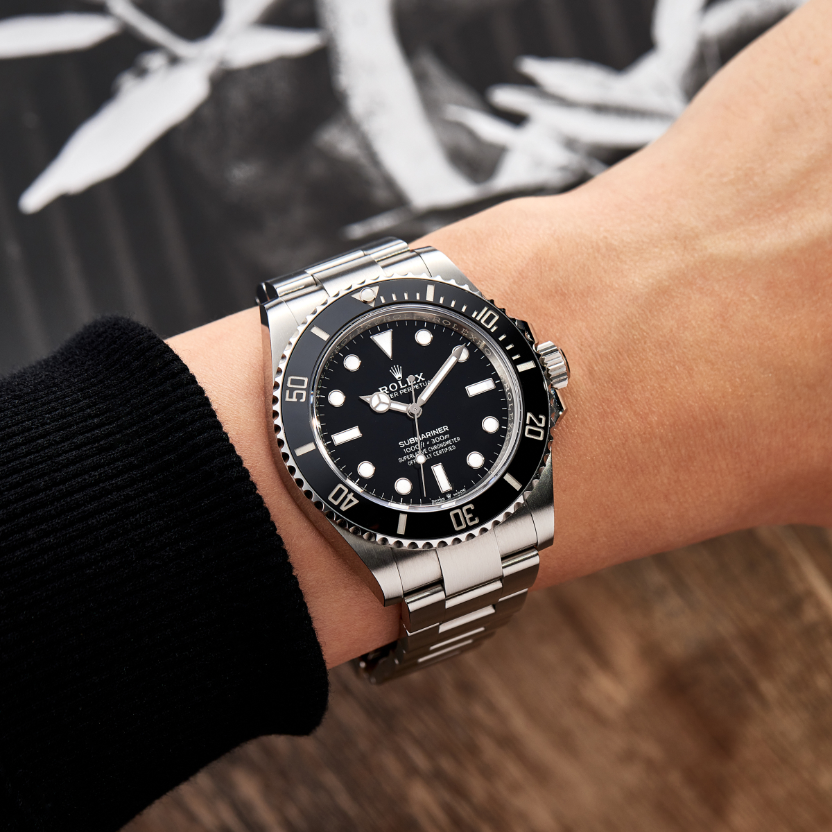 Submariner No-Date Stainless Steel Black Dial