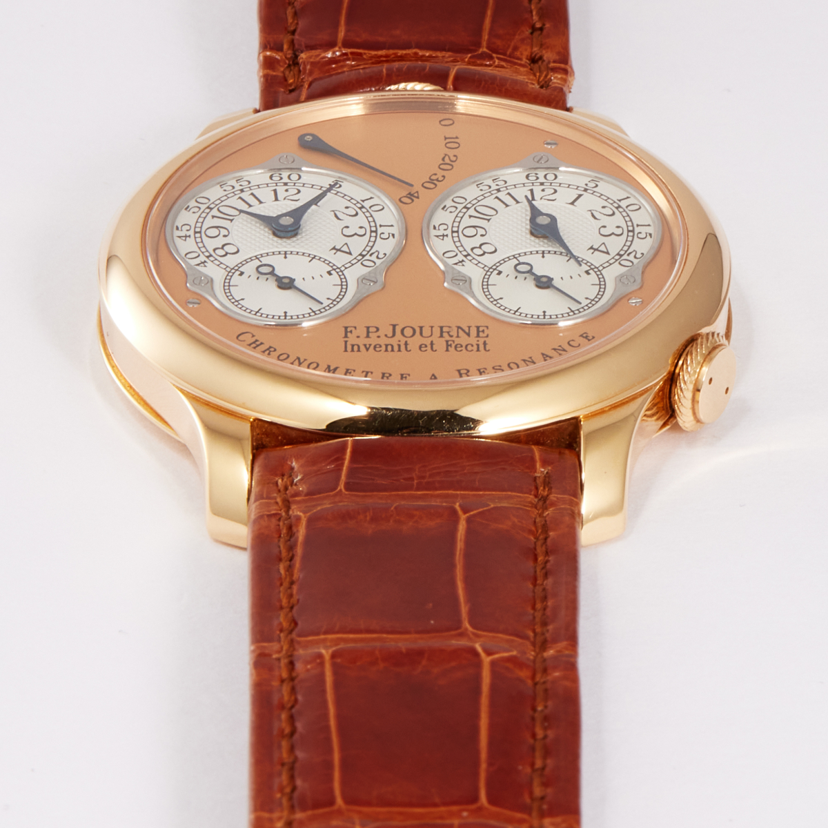 Chronomètre à Résonance Rose Gold White Dial