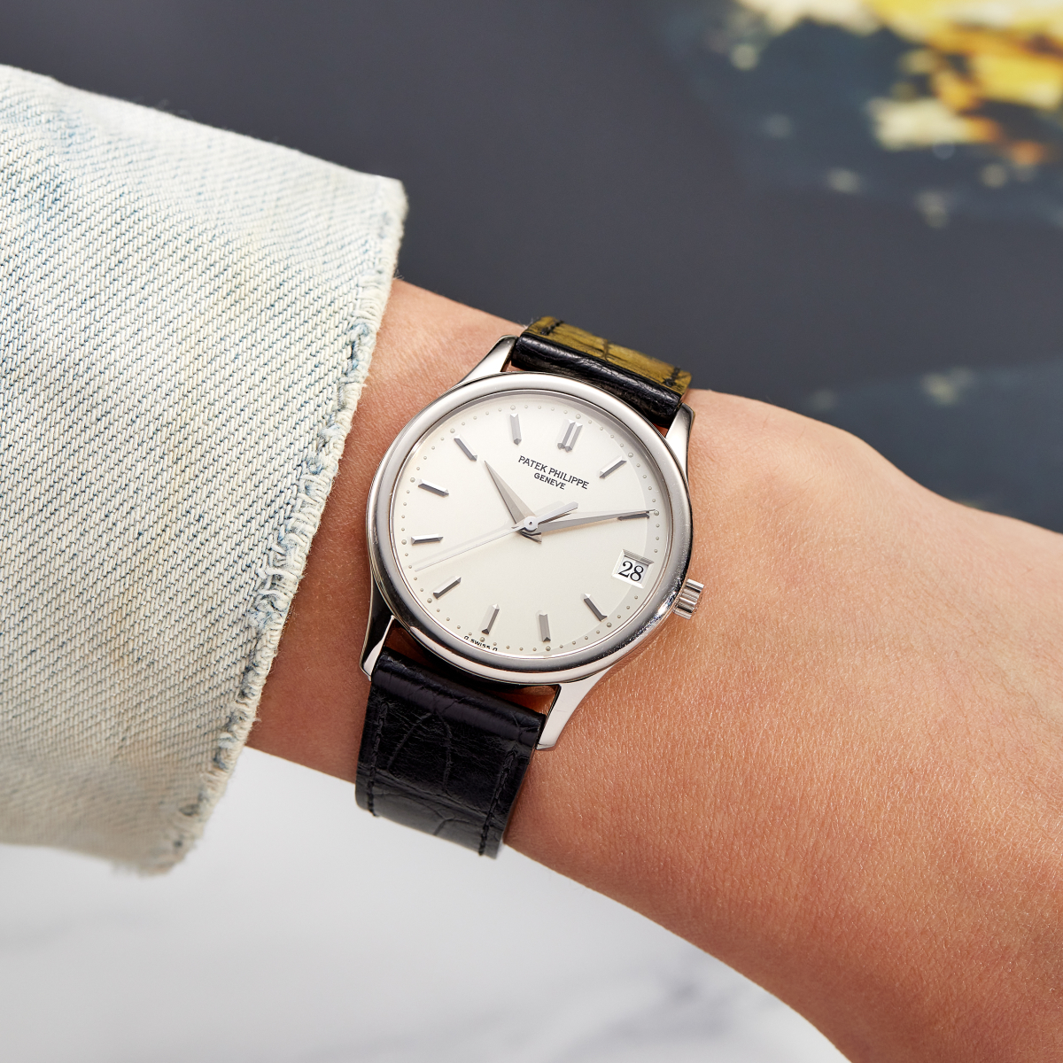 Calatrava White Gold White Dial