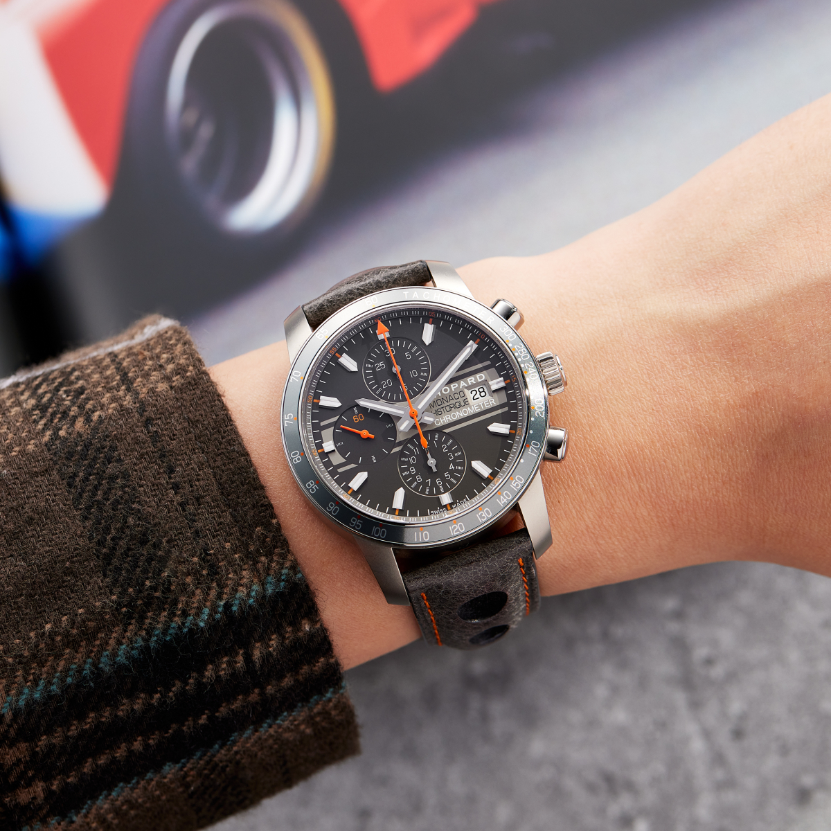 Grand Prix de Monaco Historique Titanium Grey Dial