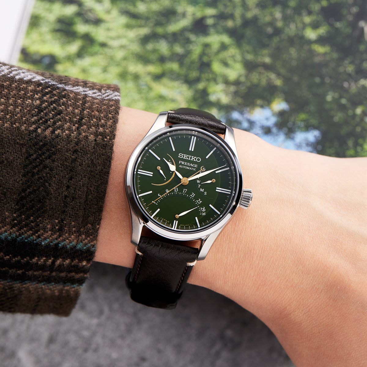 Presage Craftsmanship Series Stainless Steel Green Dial