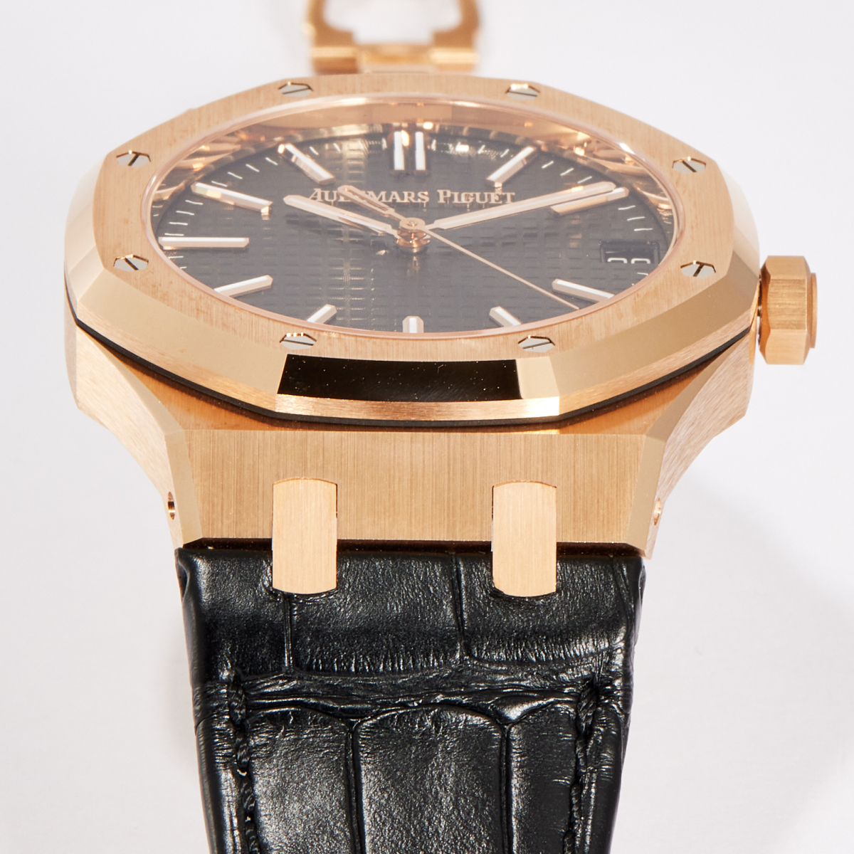 Royal Oak Selfwinding Rose Gold Black Dial 41mm