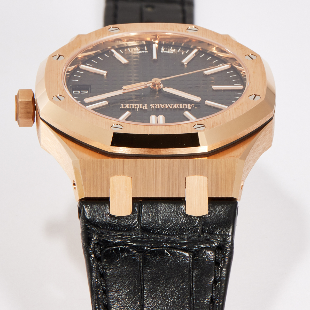 Royal Oak Selfwinding Rose Gold Black Dial 41mm