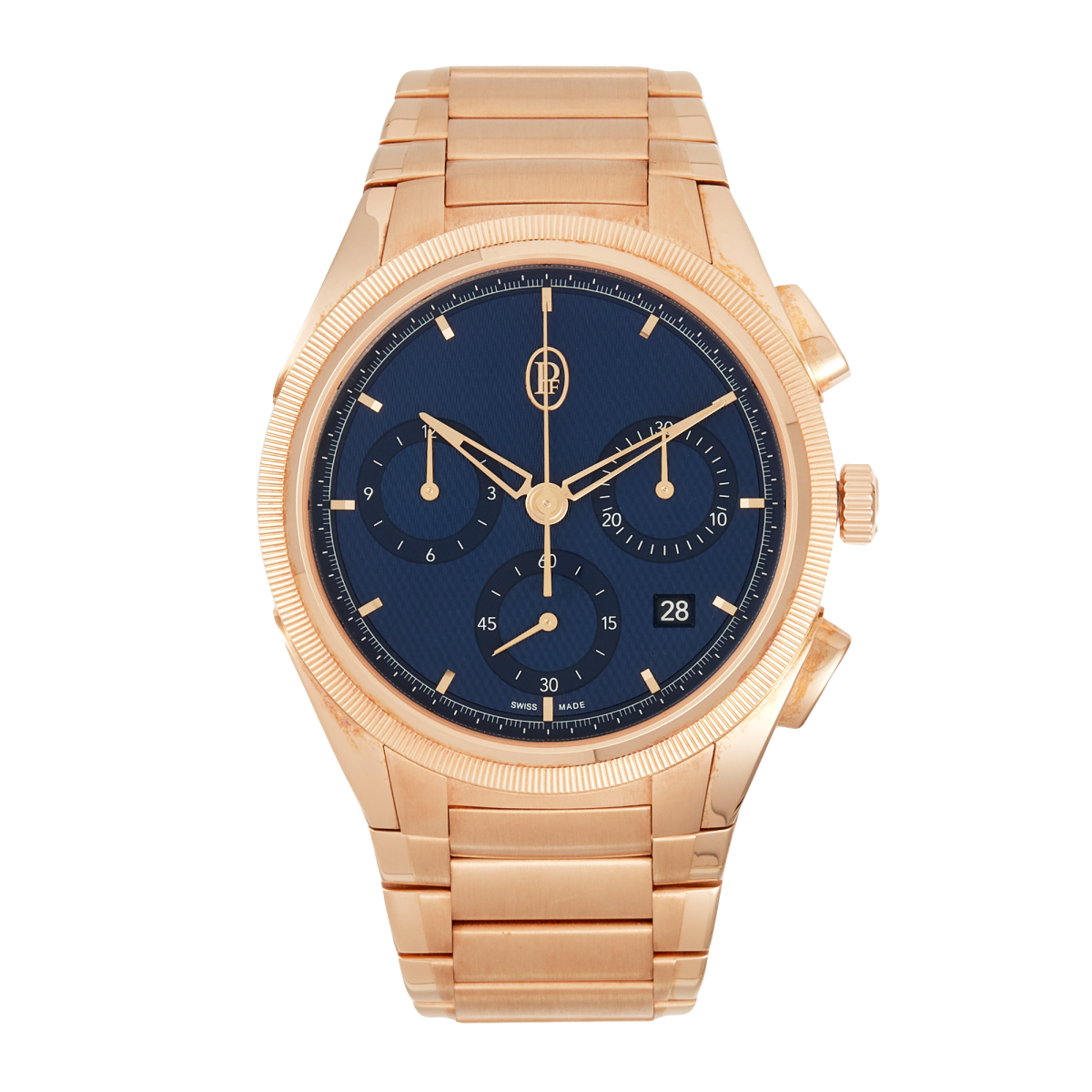 Tonda PF 42 Chronograph Rose Gold Blue Dial