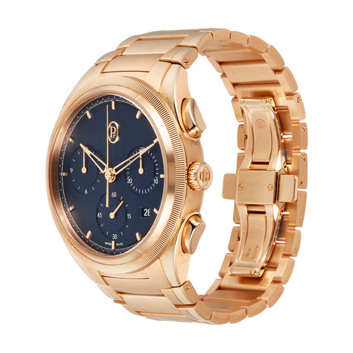 Tonda PF 42 Chronograph Rose Gold Blue Dial