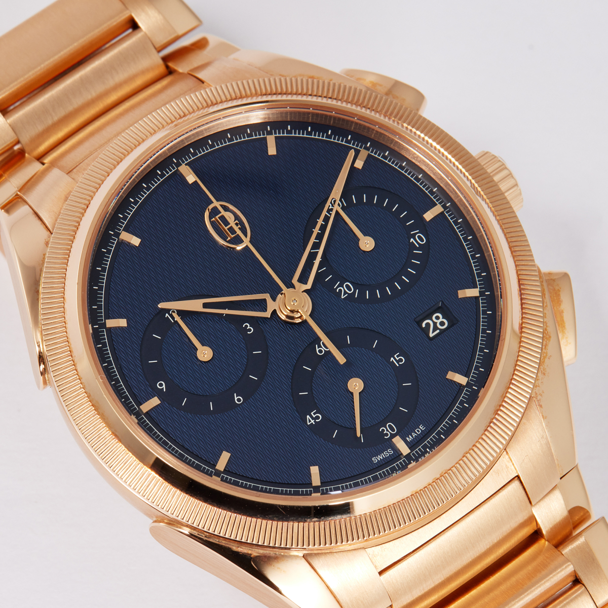 Tonda PF 42 Chronograph Rose Gold Blue Dial