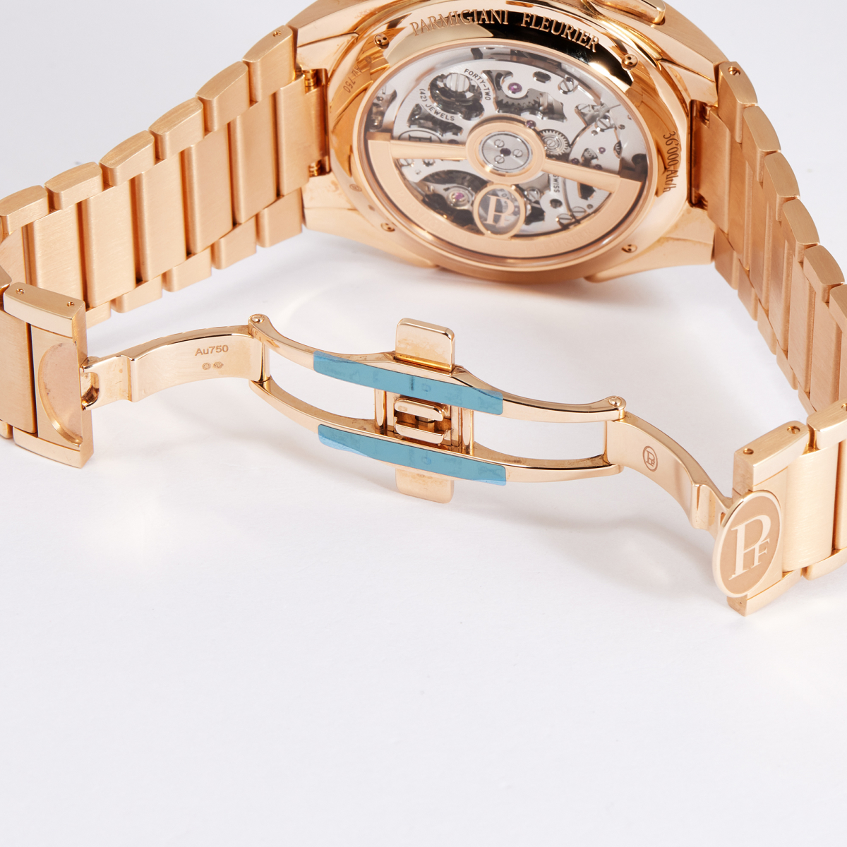 Tonda PF 42 Chronograph Rose Gold Blue Dial