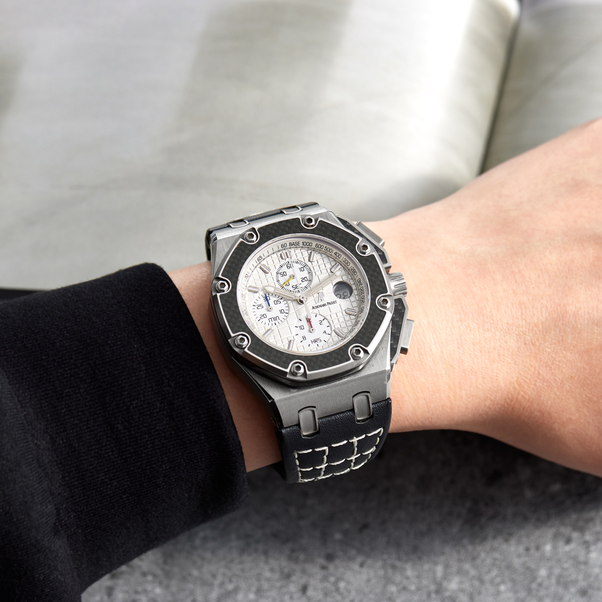 Royal Oak Offshore 42 "Juan Pablo Montoya" Titanium Silver Dial