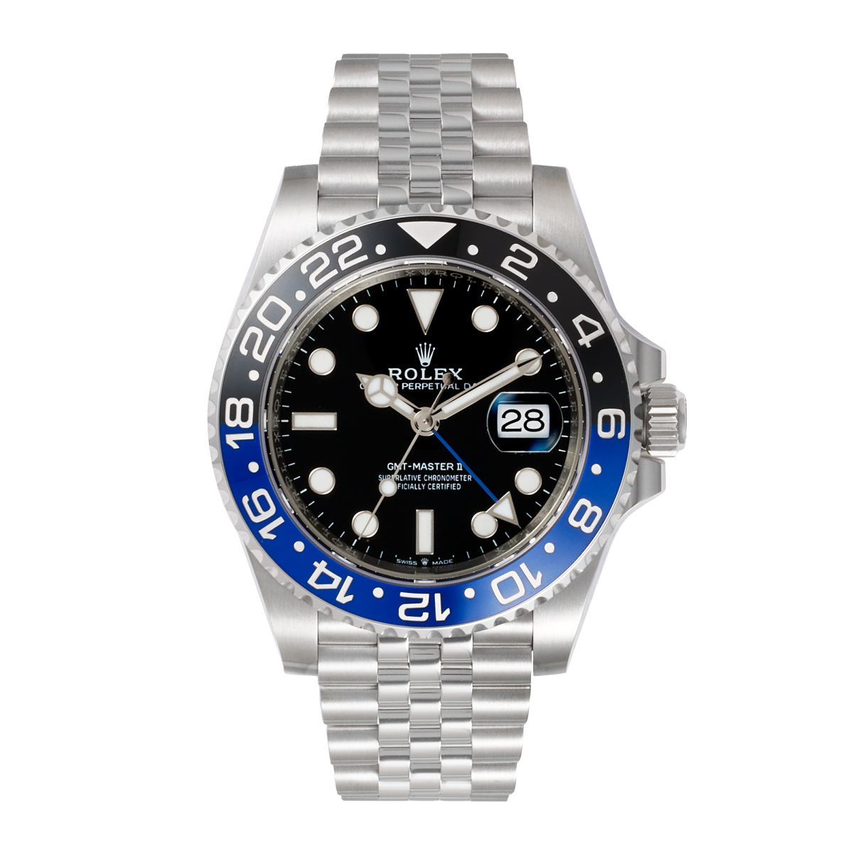 GMT-Master II Stainless Steel Jubilee Black Dial "Batgirl"