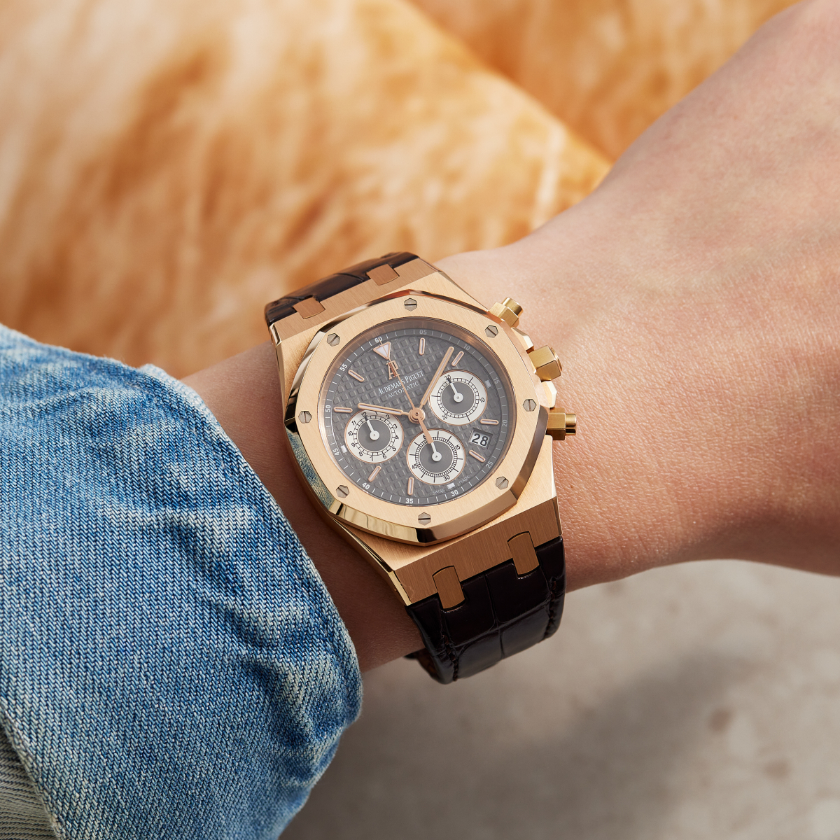 Royal Oak 39 Chronograph Rose Gold Grey Dial