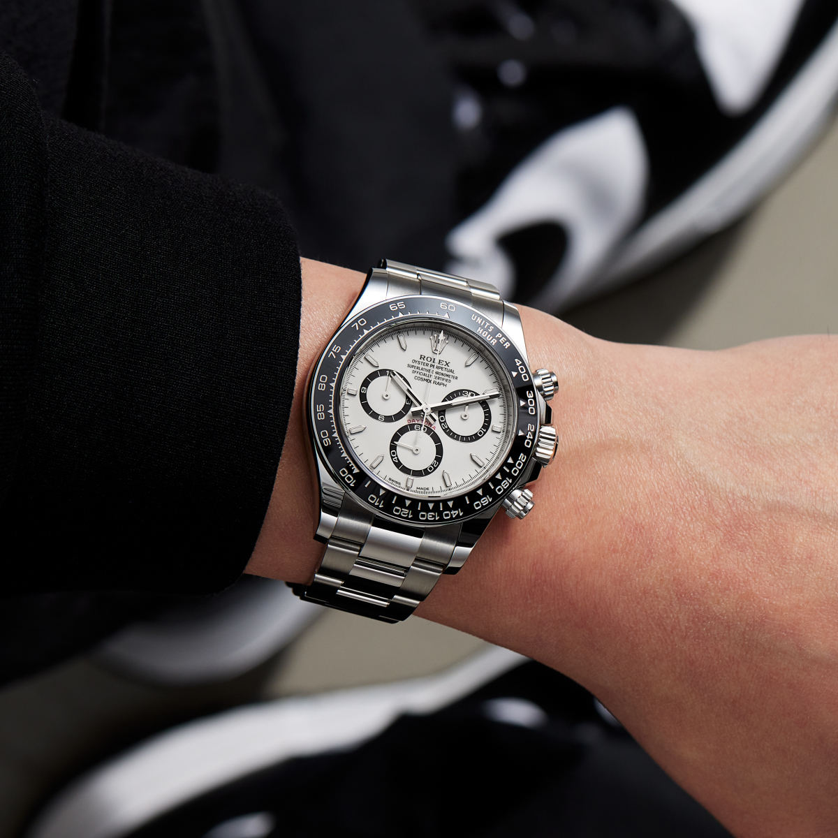 Daytona Stainless Steel White Dial "Panda"