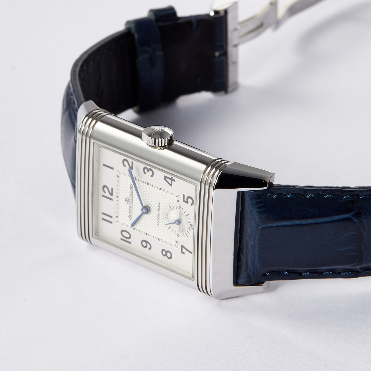 Reverso Classic Large Duoface Stainless Steel Silver Dial