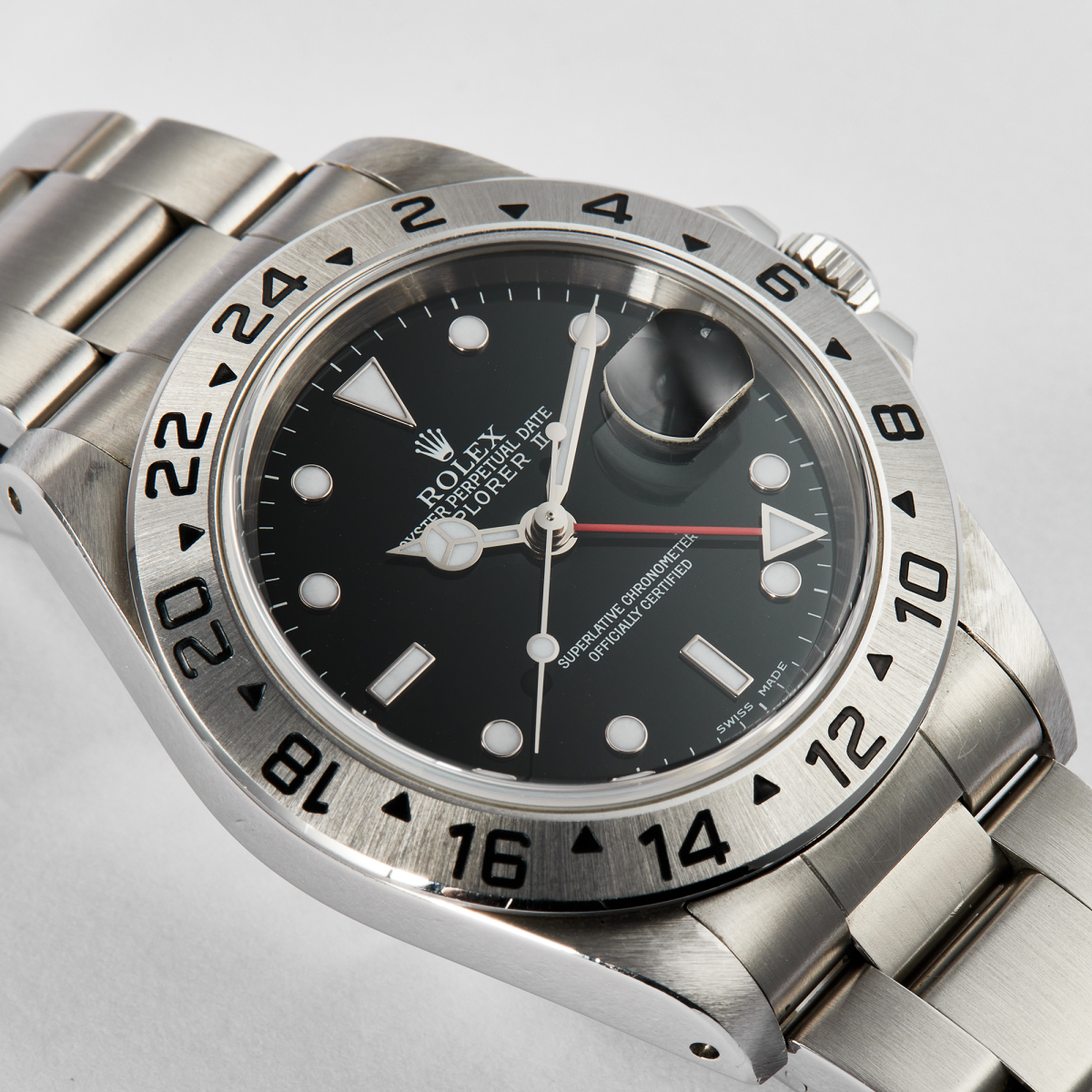 Explorer II "SuperLuminova" Stainless Steel Black Dial