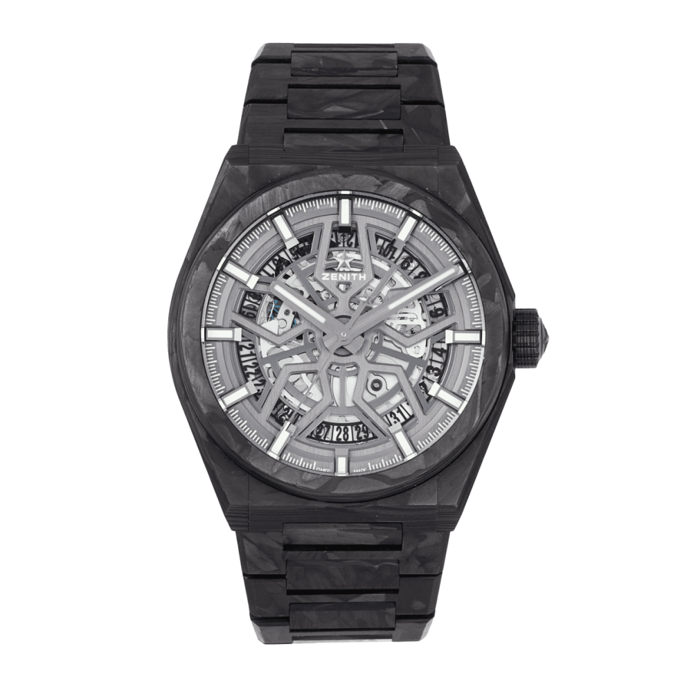 Defy Classic Carbon Skeleton Dial 41mm