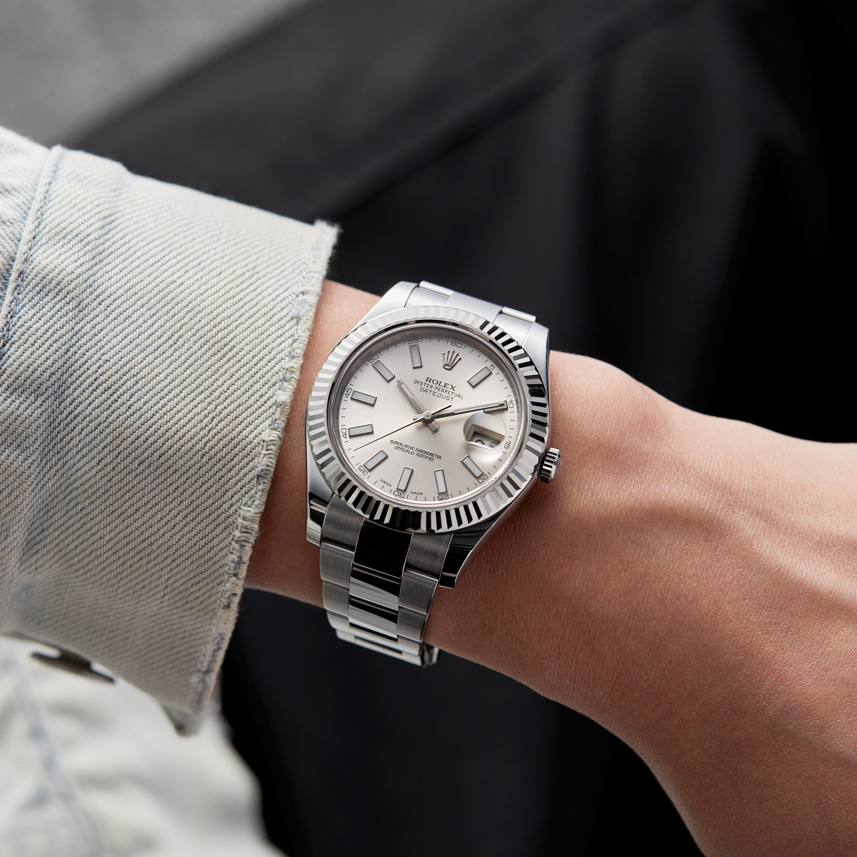 Datejust II Stainless Steel Silver Dial