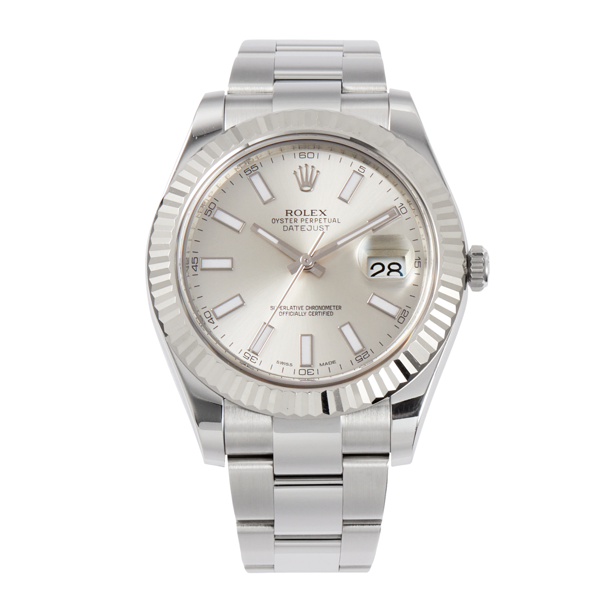 Datejust II Stainless Steel Silver Dial