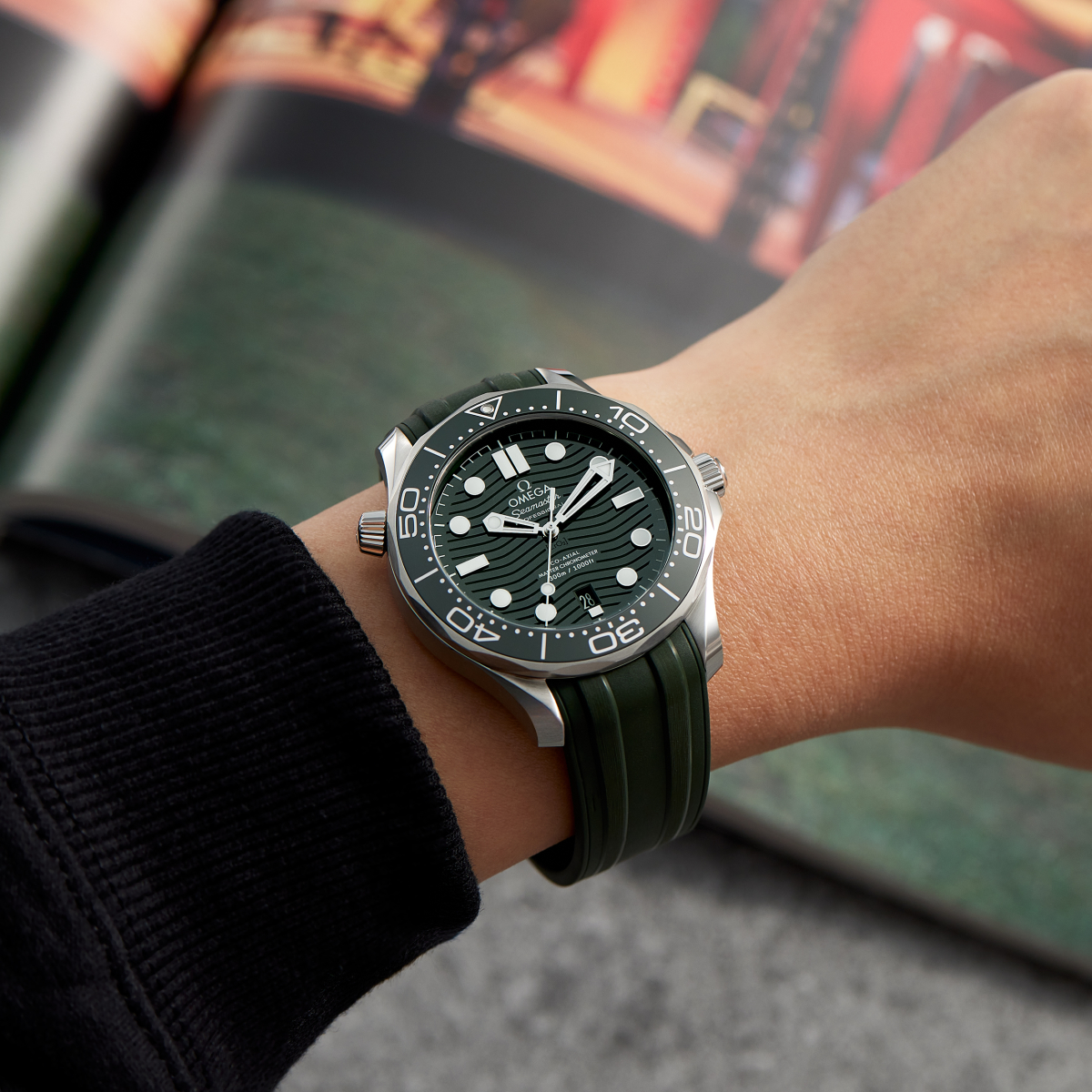 Seamaster Diver 300M Stainless Steel Green Dial
