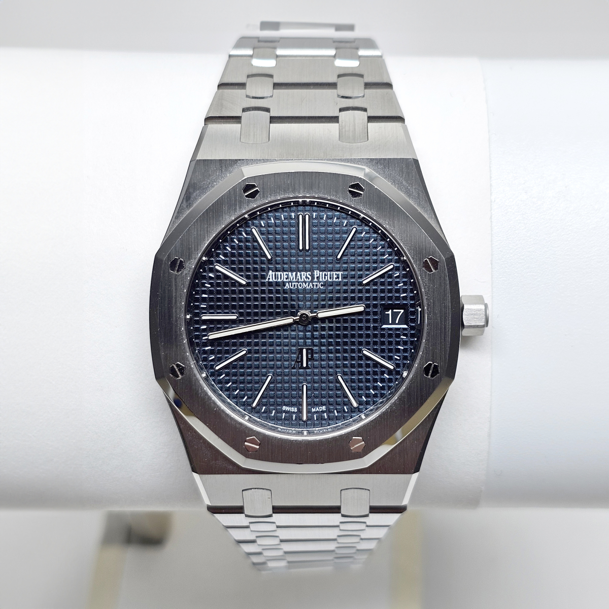 Royal Oak "Jumbo" Extra-Thin "50th Anniversary" Stainless Steel Blue Dial