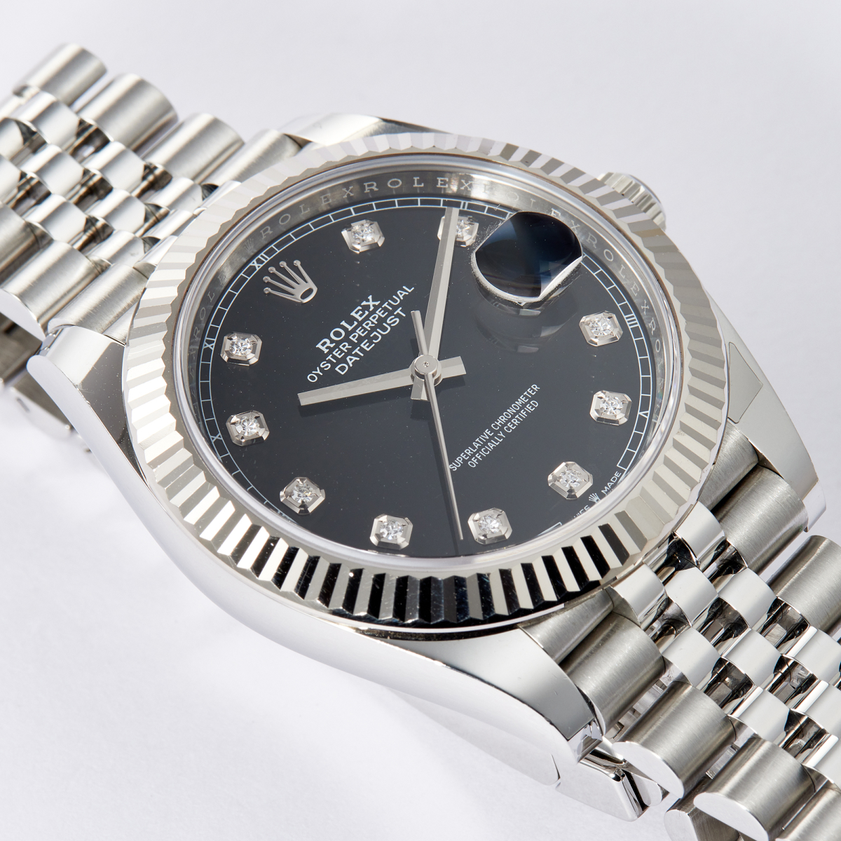 Datejust Steel Jubilee Black Dial 41mm