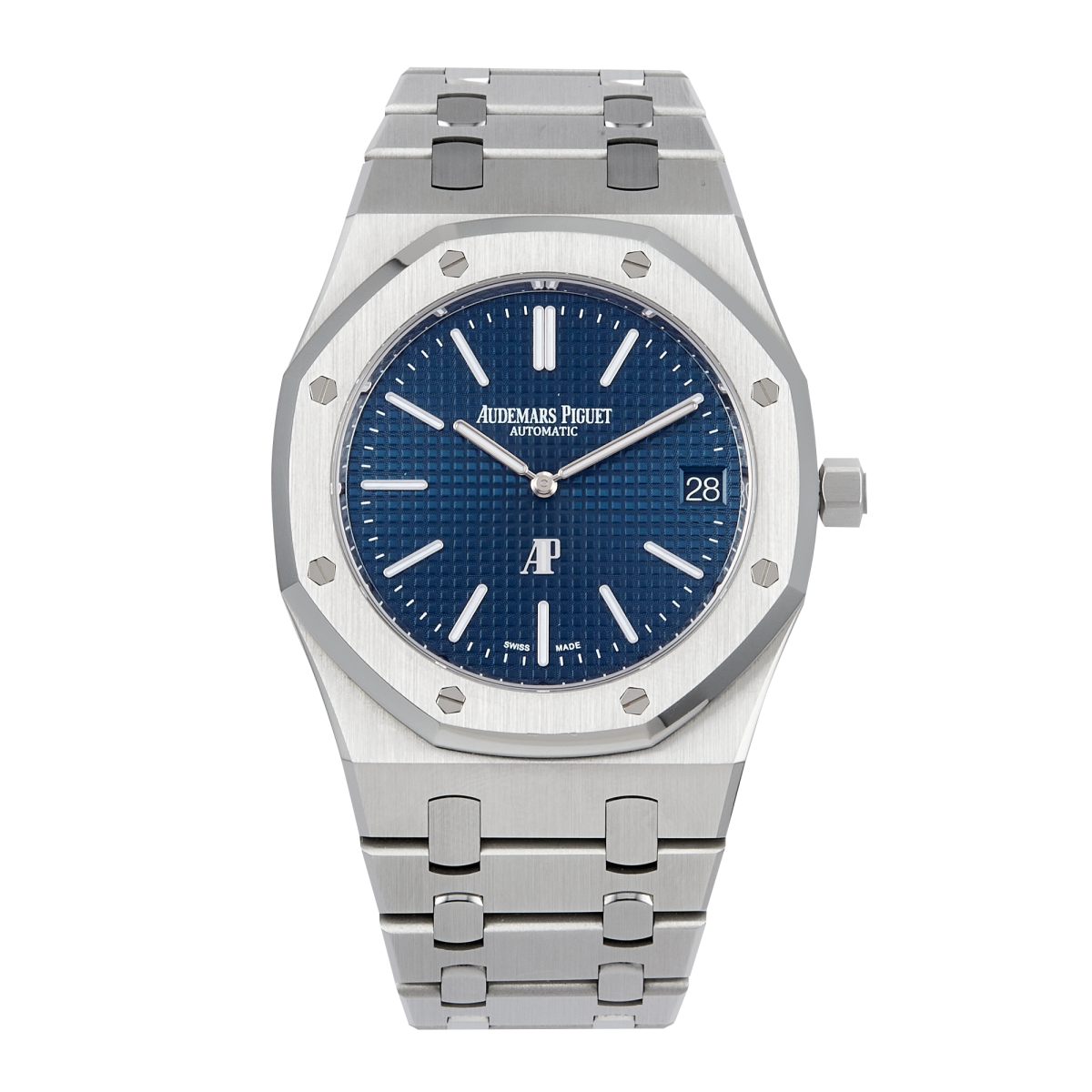 Royal Oak "Jumbo" Extra-Thin "50th Anniversary" Stainless Steel Blue Dial