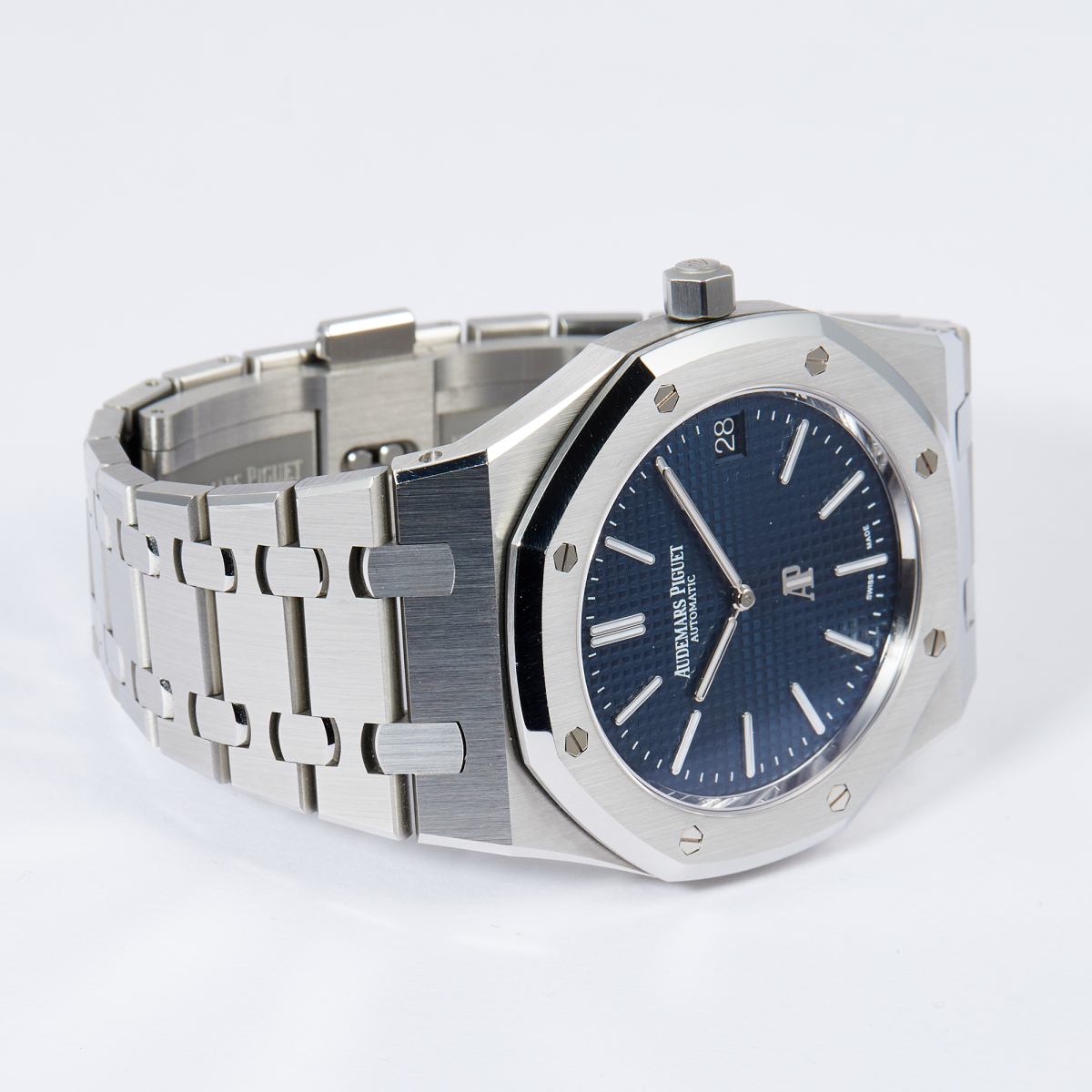 Royal Oak "Jumbo" Extra-Thin "50th Anniversary" Stainless Steel Blue Dial