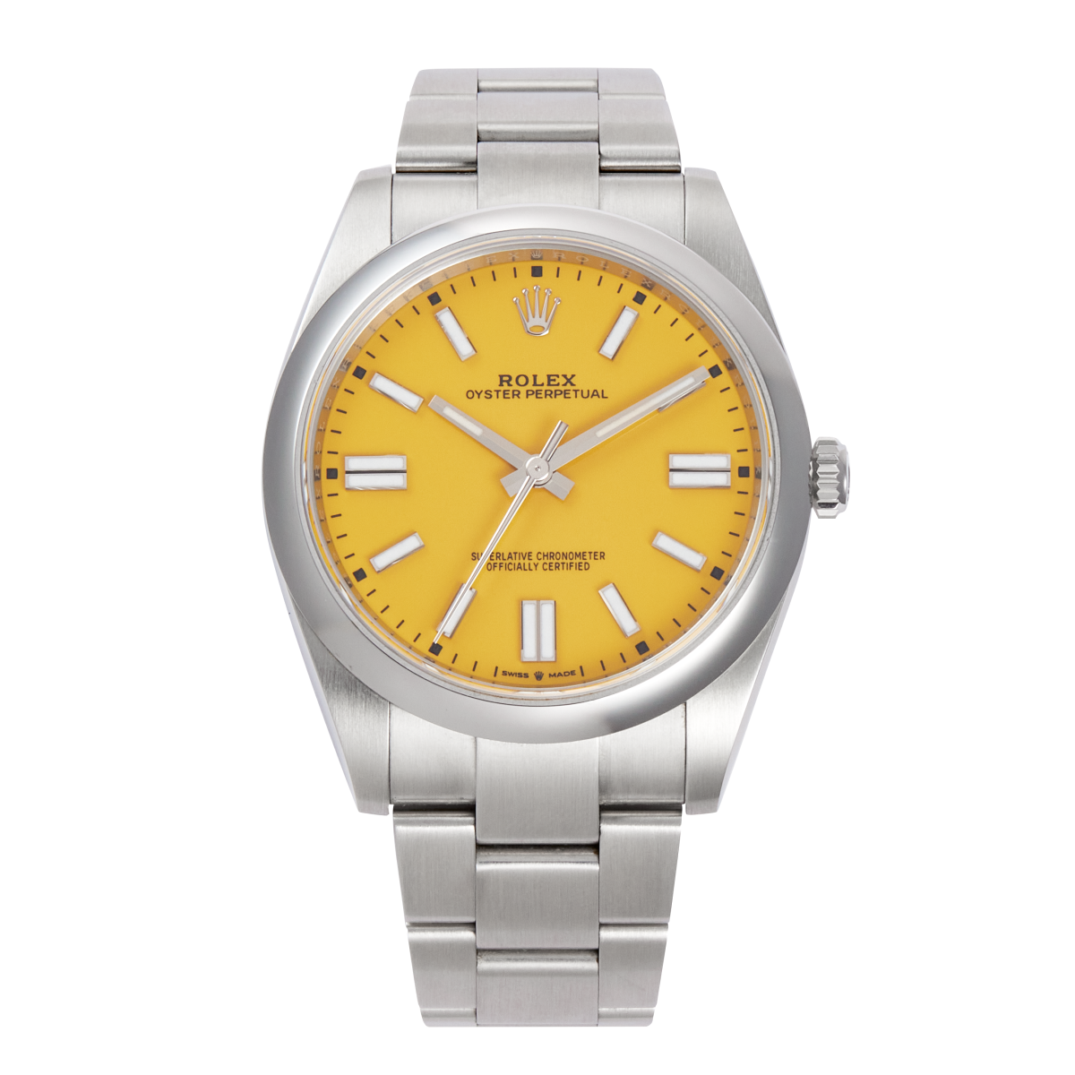 Oyster Perpetual 41 Stainless Steel Yellow Dial