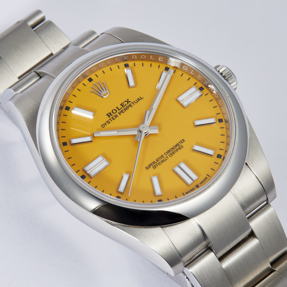 Oyster Perpetual 41 Stainless Steel Yellow Dial