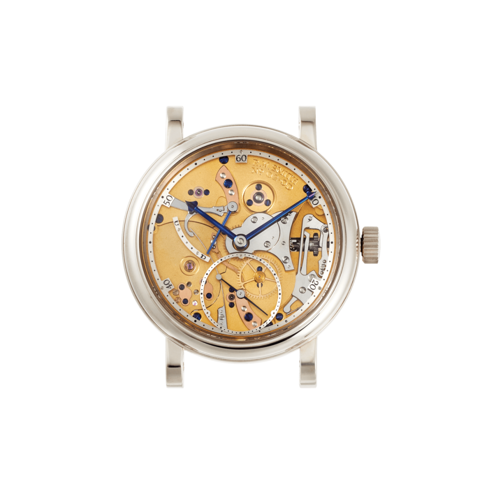 Roger W. Smith's First Series 2 Open Dial Watch Housed In A Prototype 40mm White Gold Case