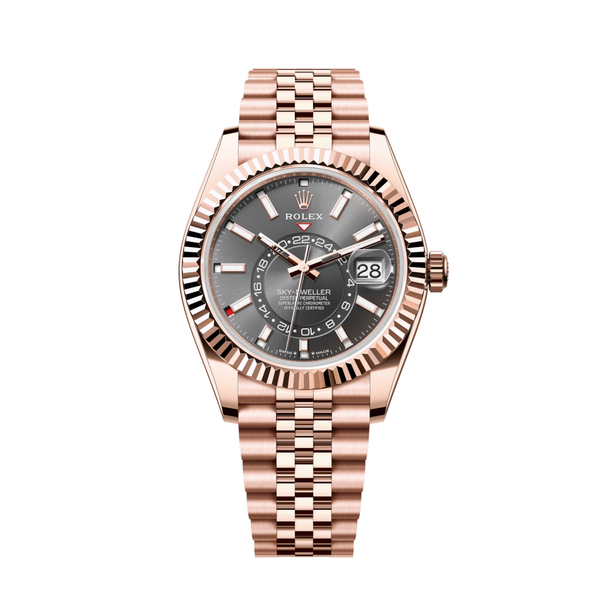 Sky-Dweller 42 Rose Gold Grey Dial