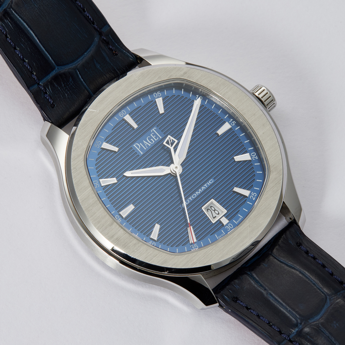 Polo Date Stainless Steel Blue Dial