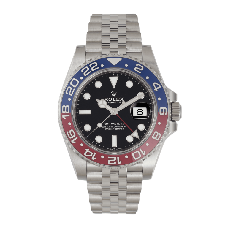 GMT-Master II Stainless Steel Jubilee Black Dial "Pepsi"