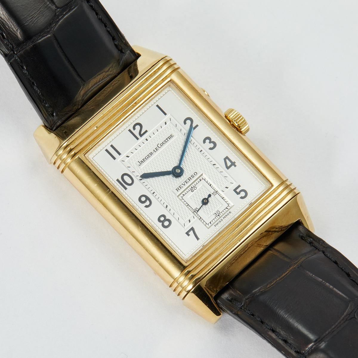 Reverso Duoface Day Night Yellow Gold White Dial