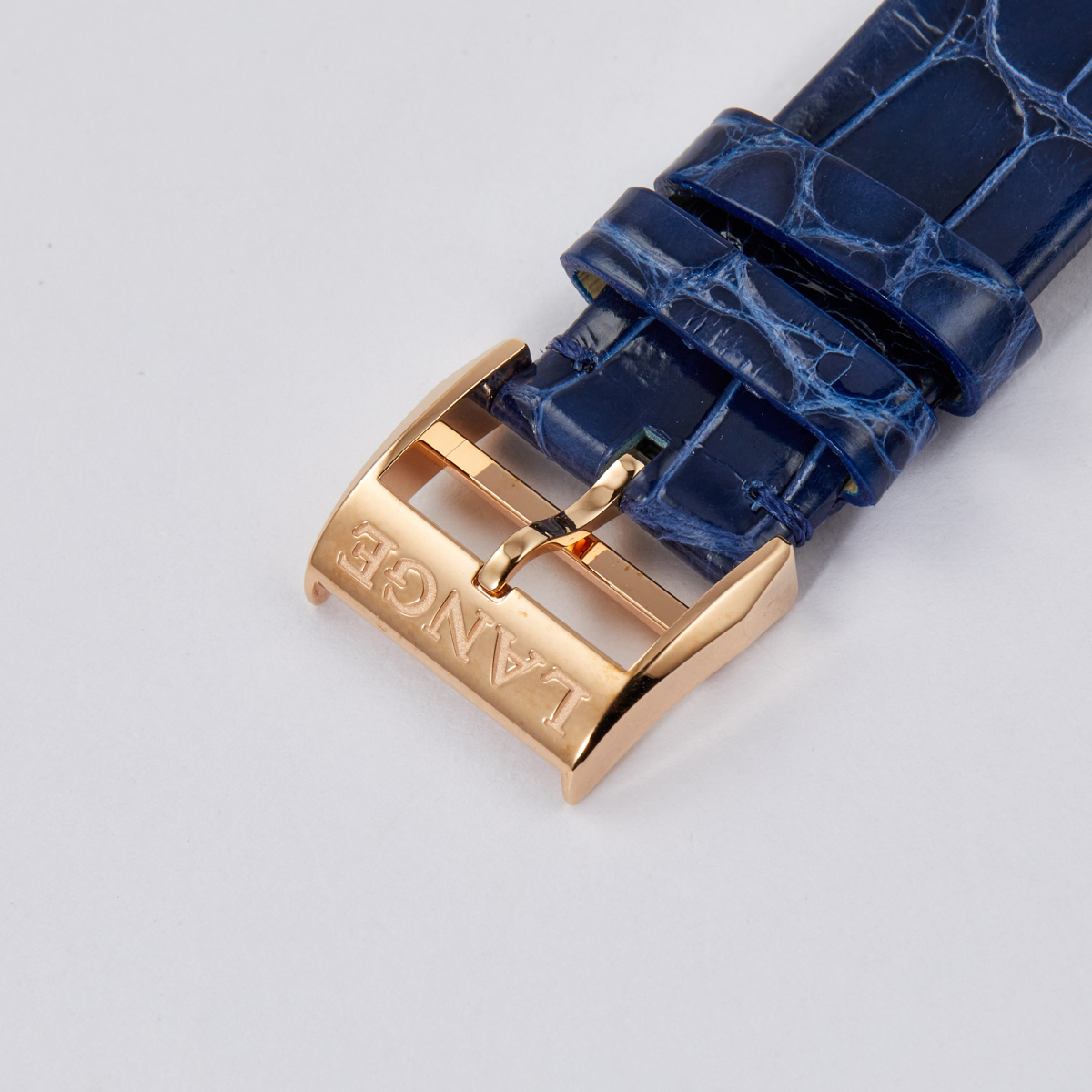 Saxonia Thin 40 Rose Gold Blue Aventurine Dial