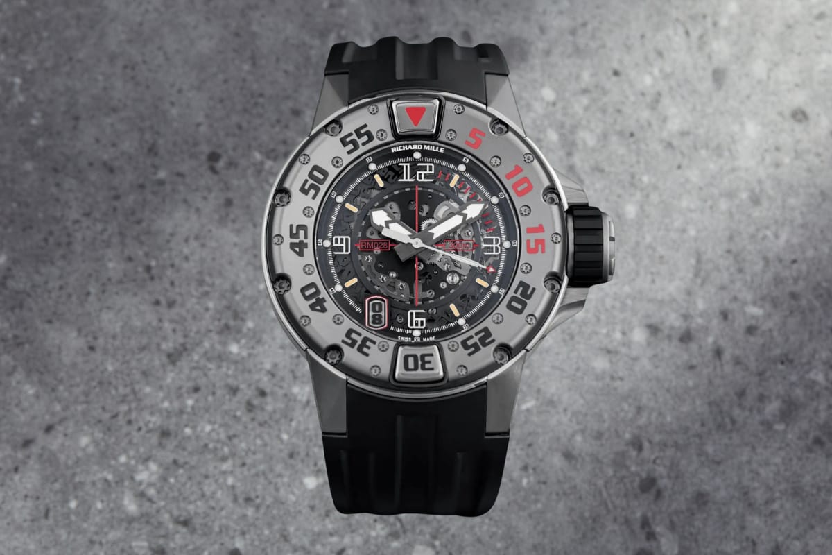 Richard Mille RM028 - Titanium Diver 47mm Openworked Dial