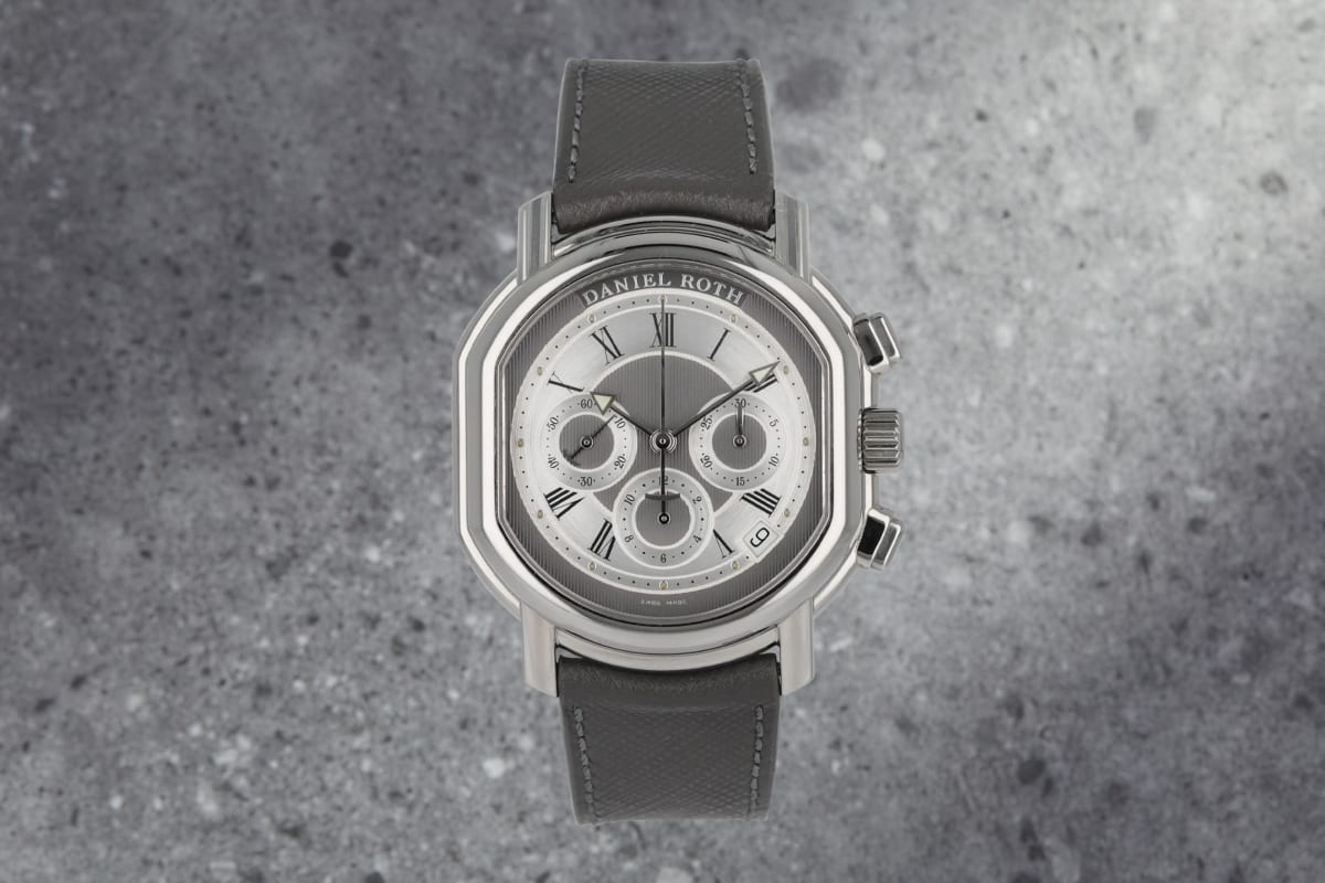 Daniel Roth Masters Chronograph Stainless Steel Silver Dial