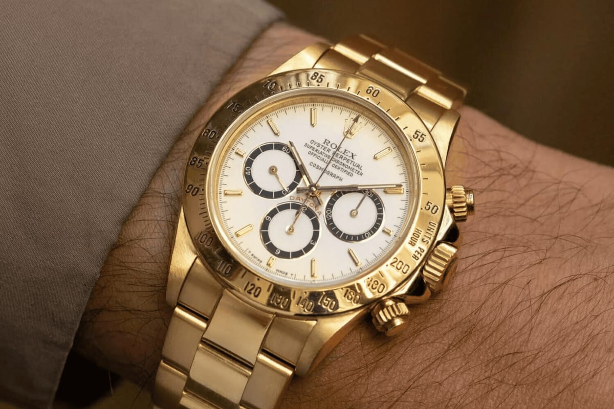 A Rolex Daytona Ref. 16528 'Porcelain,' circa 1988 Photo: Amsterdam Vintage Watches