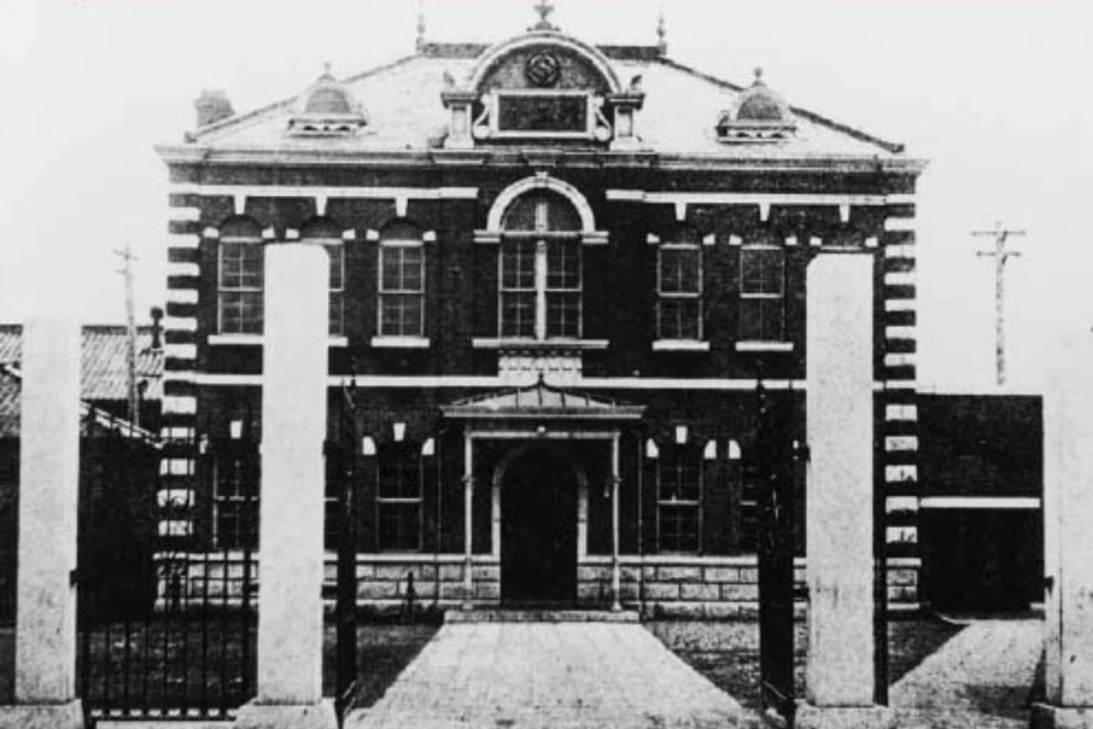 The Seikosha office building in 1909 Photo: Seiko 